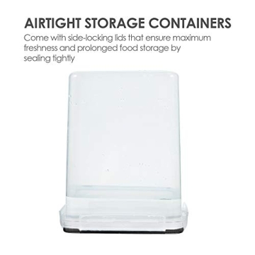 Vtopmart 4 PCS Large BPA Free Food Storage Containers