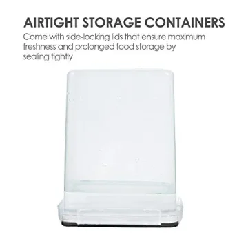 Vtopmart 4 PCS Large BPA Free Food Storage Containers