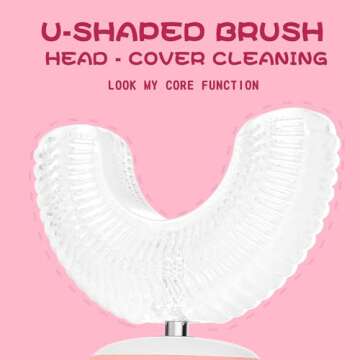 Kids U Shaped Electric Toothbrush for Ages 2-6 - Fun & Effective