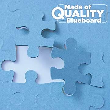 500 Piece Puzzle for Adults Hygge Collection Cozy Fireplace by Olivia Gibbs Blueboard Puzzle Jigsaw + Bonus Candle KI Puzzles from Playview