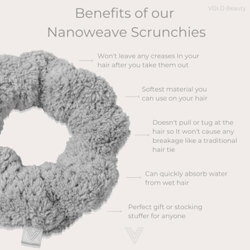 VOLO Cloud Pink Spa Headband & Scrunchie Set for Women