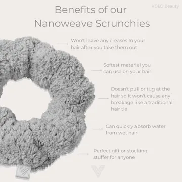 VOLO Cloud Pink Spa Headband & Scrunchie Set for Women