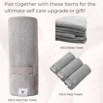 VOLO Cloud Pink Spa Headband & Scrunchie Set for Women
