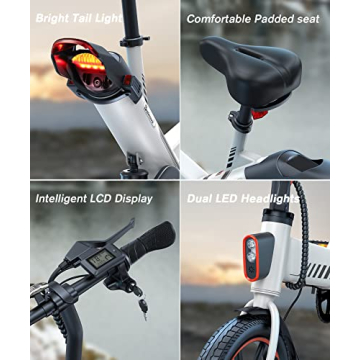Sailnovo Electric Bike for Adults and Teens, 18.5MPH