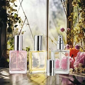 Foraineam 18 Pack Fine Mist Atomizer Spray Bottles 15ml