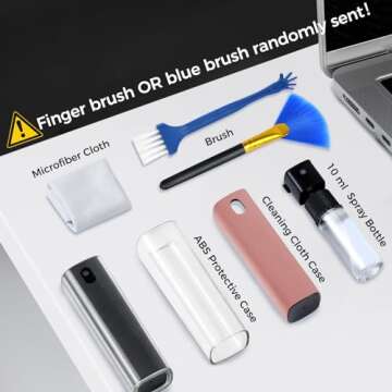 Screen Cleaner, JiaTeums Electronics Screen Spray Wipe Squeegee Tool for Computer Phone Laptop Devic...