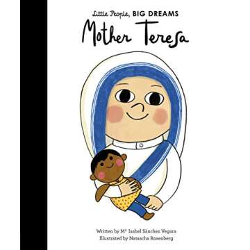 Mother Teresa Inspiring Board Book for Kids 3-8 Years
