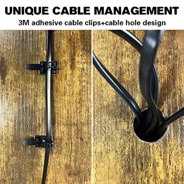 ExaDesk Electric Standing Desk with 4 Drawers and Adjustable Height