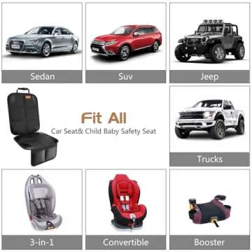 Durable Car Seat Protector for Children & Pets