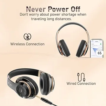 Falebare Bluetooth Headphones with Microphone & EQ Modes