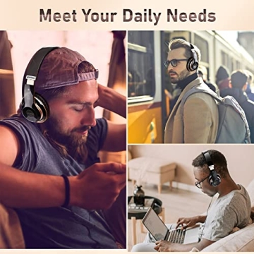 Falebare Bluetooth Headphones with Microphone & EQ Modes