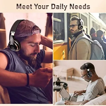 Falebare Bluetooth Headphones with Microphone & EQ Modes