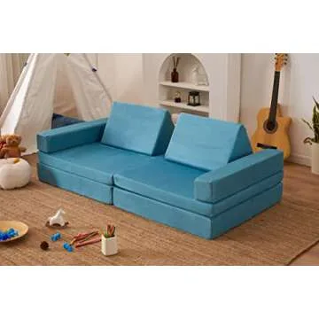 Jela Kids Couch Modular Play Sofa for Toddlers and Families