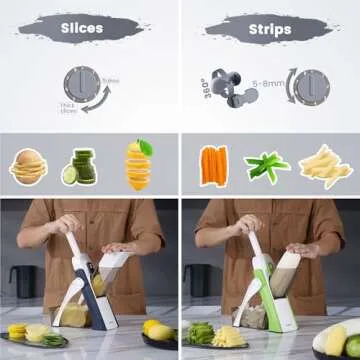 SupMaKin Safe Mandoline Slicer for Fast Kitchen Prep