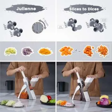 SupMaKin Safe Mandoline Slicer for Fast Kitchen Prep