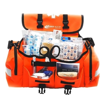 MFASCO First Aid Kit - Fully Stocked Portable Emergency Bag