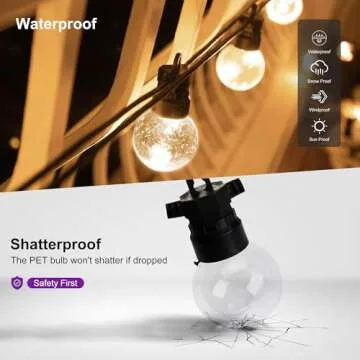 PURPLE LEAF Pergola Retractable Canopy White Pergola Gazebo Patio Metal 10'X 12' Pergola with Outdoor String 24FT Bulbs String Lights for Backyard Deck Garden, Grey