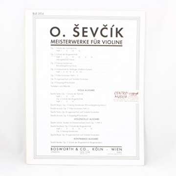 SEVCIK - Escuela del Violin Op.2 nº 2: Tecnica del Arco