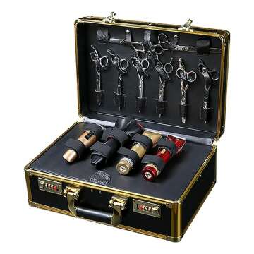 Professional Barber Hair Cutting Tool Organizer Case