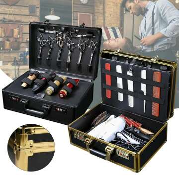 Professional Barber Hair Cutting Tool Organizer Case