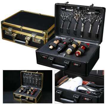 Professional Barber Hair Cutting Tool Organizer Case