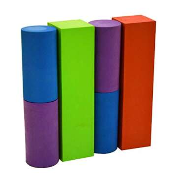 Number 1 in Gadgets Giant Foam Building Blocks, Building Toy for Kids, Ideal Blocks Construction Toy...