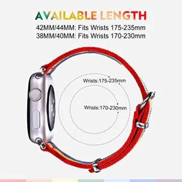 Vibrant Bandmax Rainbow LGBT Apple Watch Bands for iWatch
