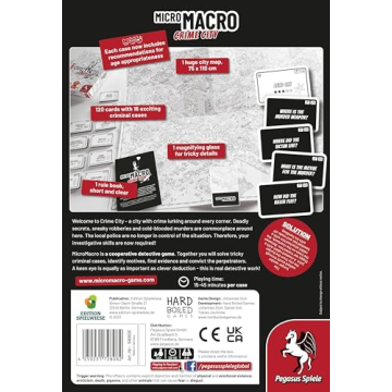 Exciting MicroMacro: Crime City Board Game for Families