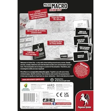 Exciting MicroMacro: Crime City Board Game for Families
