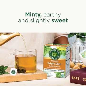 Traditional Medicinals Organic Triple Mint Tea for Digestion