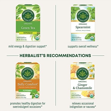 Traditional Medicinals Organic Triple Mint Tea for Digestion