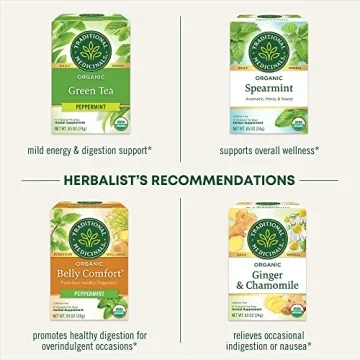 Traditional Medicinals Organic Triple Mint Tea for Digestion