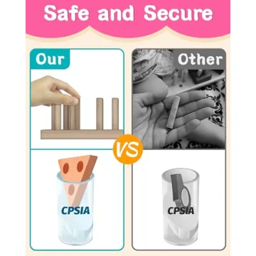 Montessori Toys for Toddlers 1-2, Shape Sorter Magic