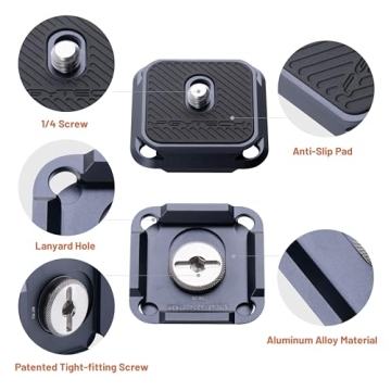 PGYTECH Arca-Type Quick Release Plate for Tripods and Gear