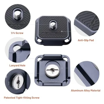 PGYTECH Arca-Type Quick Release Plate for Tripods and Gear