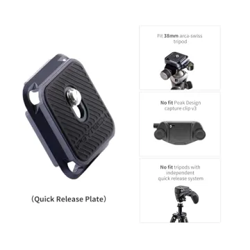 PGYTECH Arca-Type Quick Release Plate for Tripods and Gear