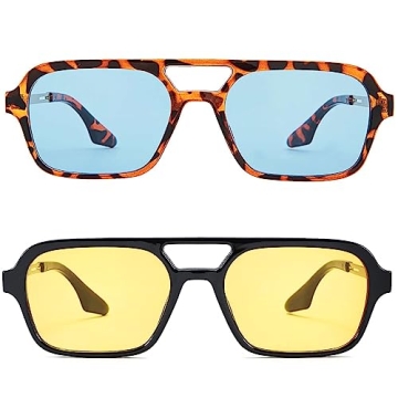 Hycredi 70s Aviator Sunglasses Retro Style UV Protection