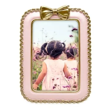 Isaac Jacobs Blush & Gold Decorative Photo Frame