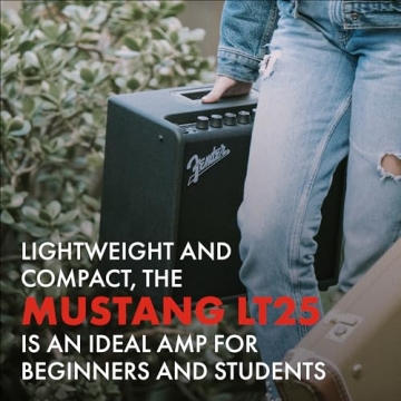 Fender Mustang LT25 25-Watt Guitar Amplifier for Musicians