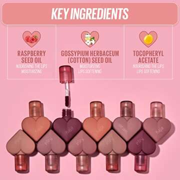 Kaja Lip Mousse - Love Swipe | with Raspberry Seed Oil and Vitamin E, Buildable, Blendable, Moisturizing, Velvet Finish, Valentine's Day Gift, 05 I'm Melting, 0.22 Oz (5 shades)