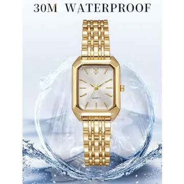 BESTKANG Women's Minimalist Gold Watch - Timeless Style