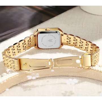 BESTKANG Women's Minimalist Gold Watch - Timeless Style