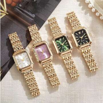 BESTKANG Women's Minimalist Gold Watch - Timeless Style