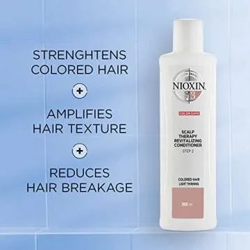Nioxin System 3 Shampoo & Conditioner Prepack, Color Treated Hair with Light Thinning, Pumps Included, 33.8 fl oz