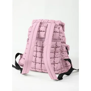 Stylish Lightweight Quilted Backpack for Women