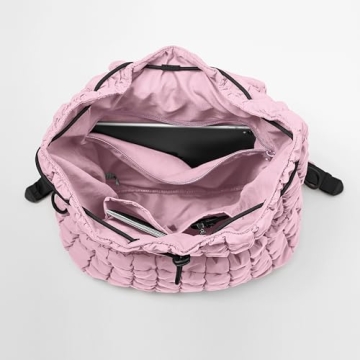 Stylish Lightweight Quilted Backpack for Women