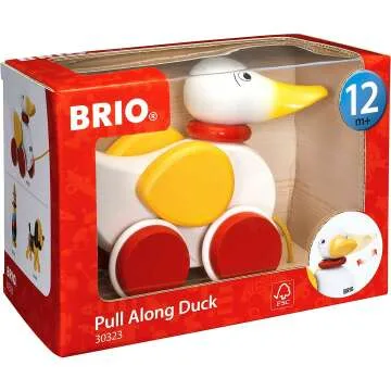 Pull Along Duck Toy for Infants & Toddlers - Brio 30323