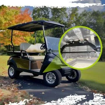 ECOTRIC Drop Axle Lift Kit Compatible with EZGO Gas Golf Cart 1993-2001.5 Medalist/TXT Model (6" Drop Axle Lift Kit 2001.5-2020 EZGO Golf Cart)