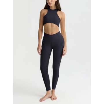 LASLULU Butt Lifting Workout Leggings for Women 26 Inches Spandex High Waisted Athletic Gym Yoga Pants with Tummy Control(Navy Blue Small)