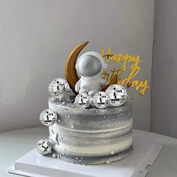 27 PCS Disco Ball Cake Decoration for Celebrations